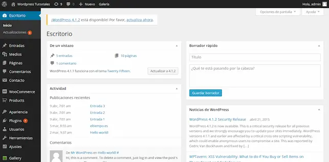 Planificación de la estructura de una web WordPress con jerarquía de páginas y contenidos
